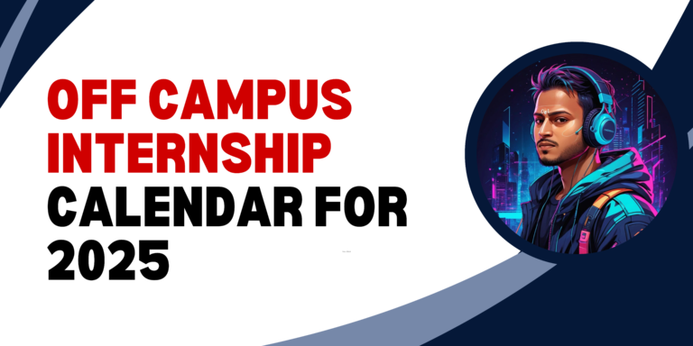 Off-Campus Internship Calendar 2025